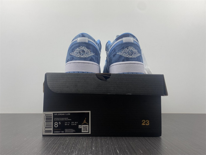 air jordan 1 low washed De*1m dm8947-100