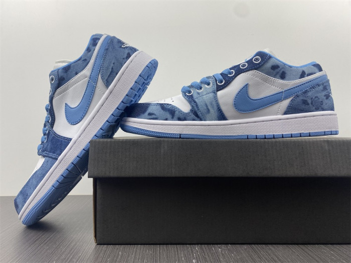 air jordan 1 low washed De*1m dm8947-100