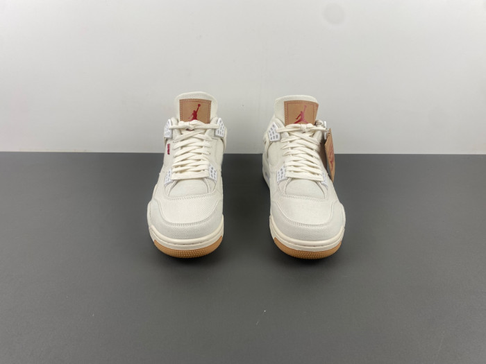 levi s x air jordan 4 retro white De*1m ao2571-100