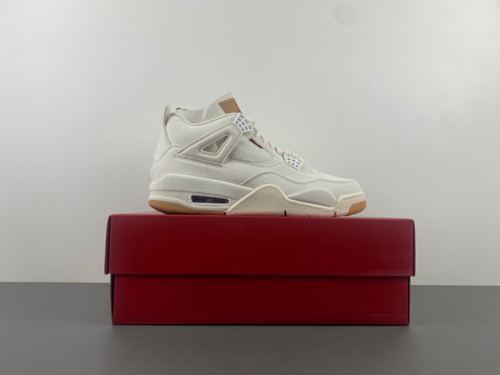 levi s x air jordan 4 retro white De*1m ao2571-100