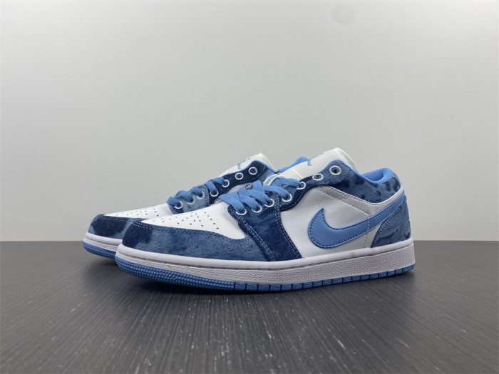 air jordan 1 low washed De*1m dm8947-100