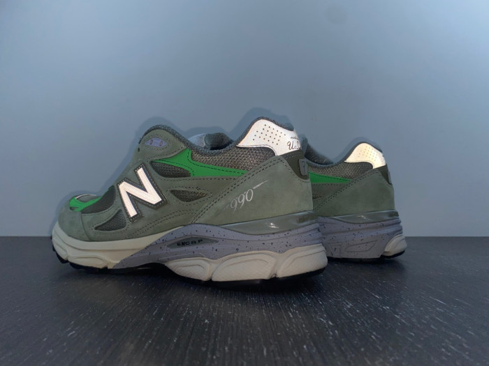 new Ba1an*e x patta 990v3 made in usa olive m990pp3