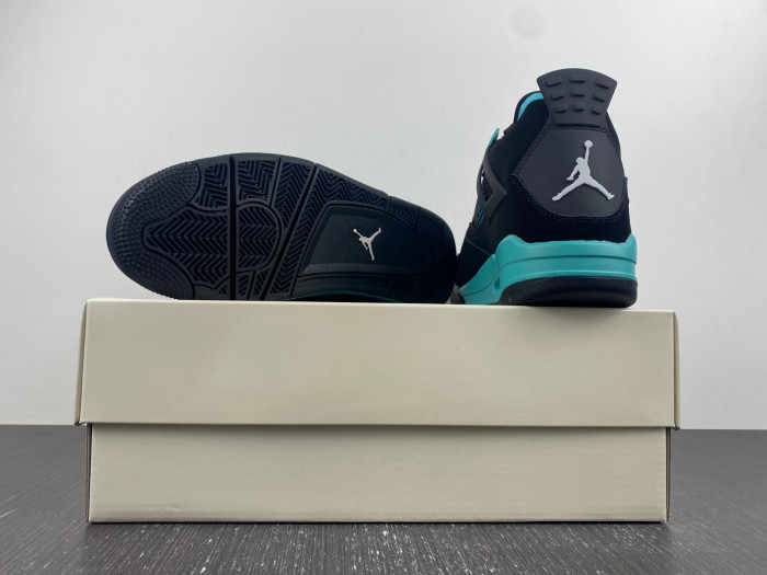 Air Jordan 4 Black Tiff any Green BQ7669-132