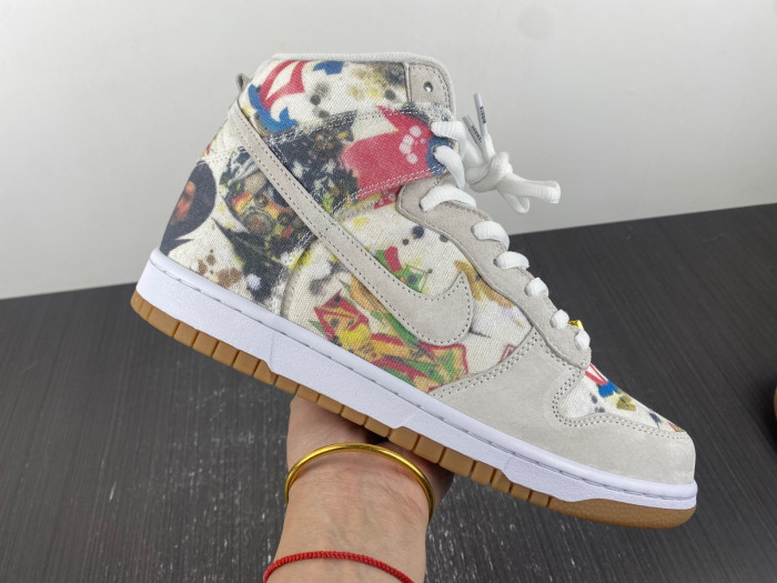 S*p*e x nike sb dunk high rammellzee fd8779-100