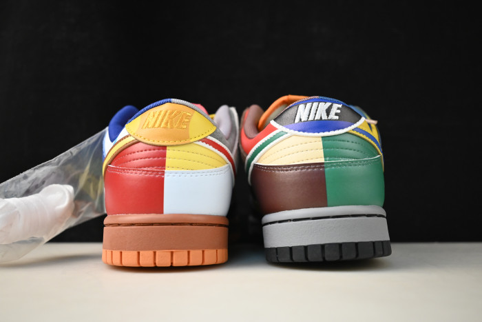 nike dunk low "what the s*per mario" cusT0m dh0952-100