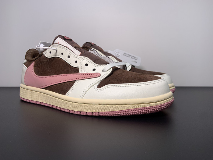 travis scott x air jordan 1 low og dark pony pink oxF0rd dz4137-206