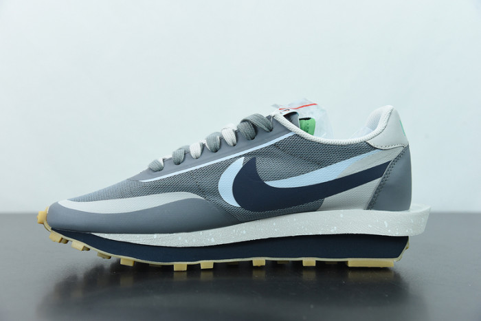 Nike LD Waffle sacai CLOT Kiss of Death 2 Cool Grey DH3114-001