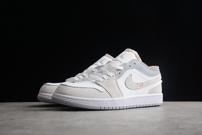 jordan 1 low inside out white phanT0m - dn1635-100