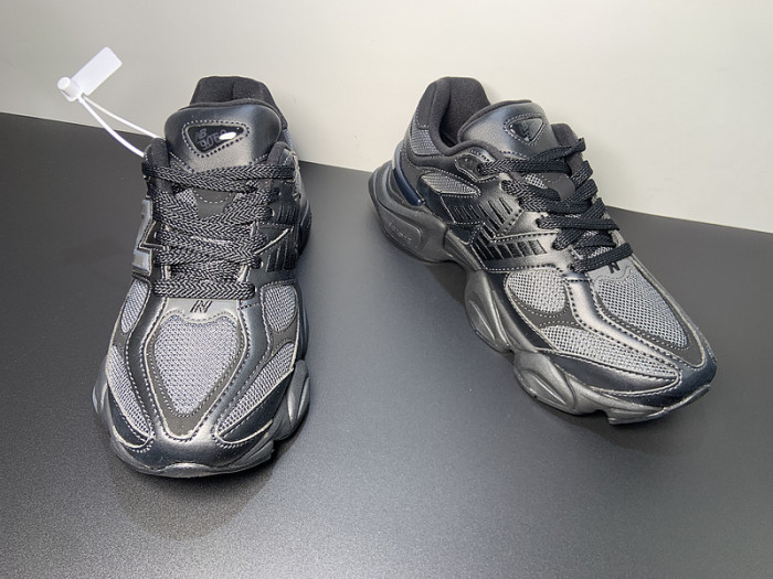 new Ba1an*e 9060 triple black leather u9060nri