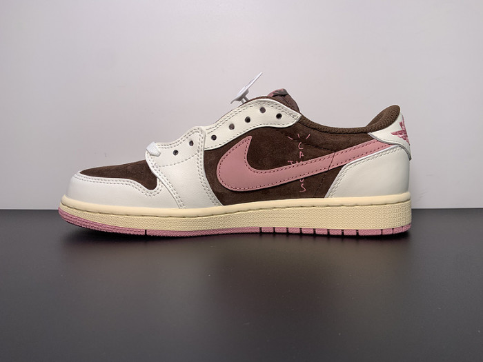 travis scott x air jordan 1 low og dark pony pink oxF0rd dz4137-206