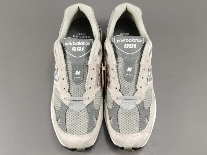 new Ba1an*e 991 made in uk "grey & white" m991gl