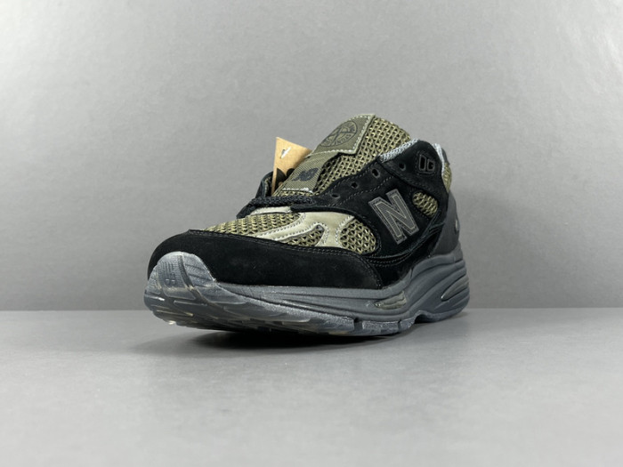 new Ba1an*e 991v2 made in uk x stone island "black" u991sd2