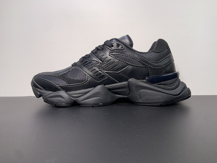 new Ba1an*e 9060 triple black leather u9060nri