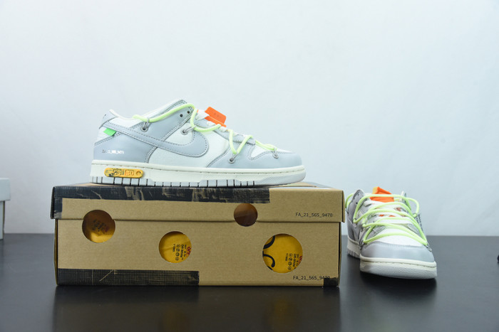 OFW x Nike SB Dunk Low “43 of 50” OW DM1602-128