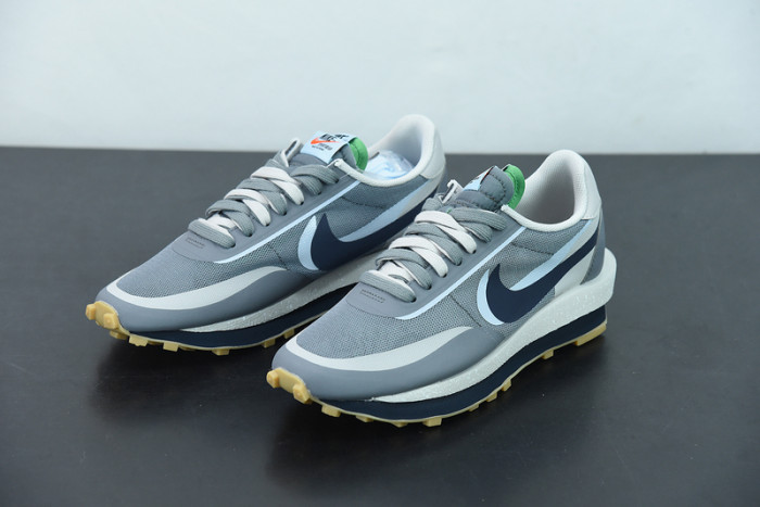 Nike LD Waffle sacai CLOT Kiss of Death 2 Cool Grey DH3114-001