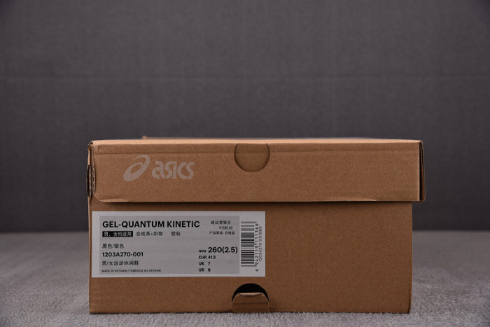 As*ic*s gel-quantum kinetic graphite grey black 1203a270-001