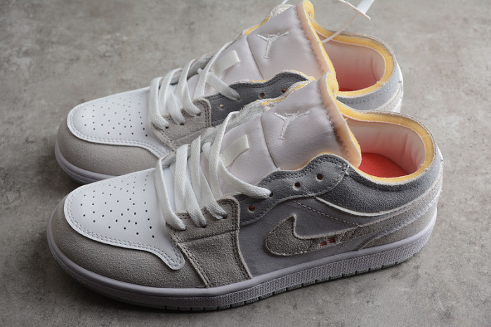 jordan 1 low inside out white phanT0m - dn1635-100