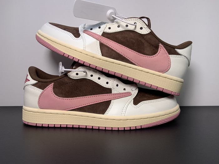 travis scott x air jordan 1 low og dark pony pink oxF0rd dz4137-206