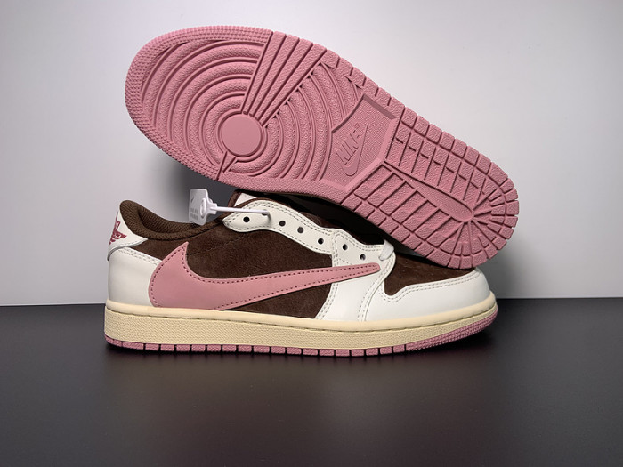 travis scott x air jordan 1 low og dark pony pink oxF0rd dz4137-206