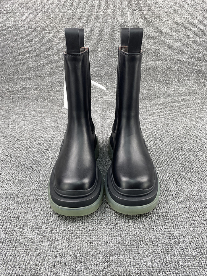 Bo*te*ga ve*ne*ta chelsea tire leather high boot