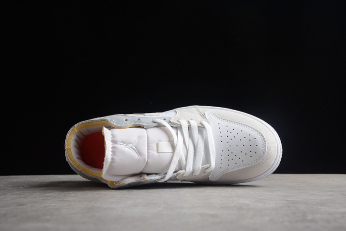 jordan 1 low inside out white phanT0m - dn1635-100